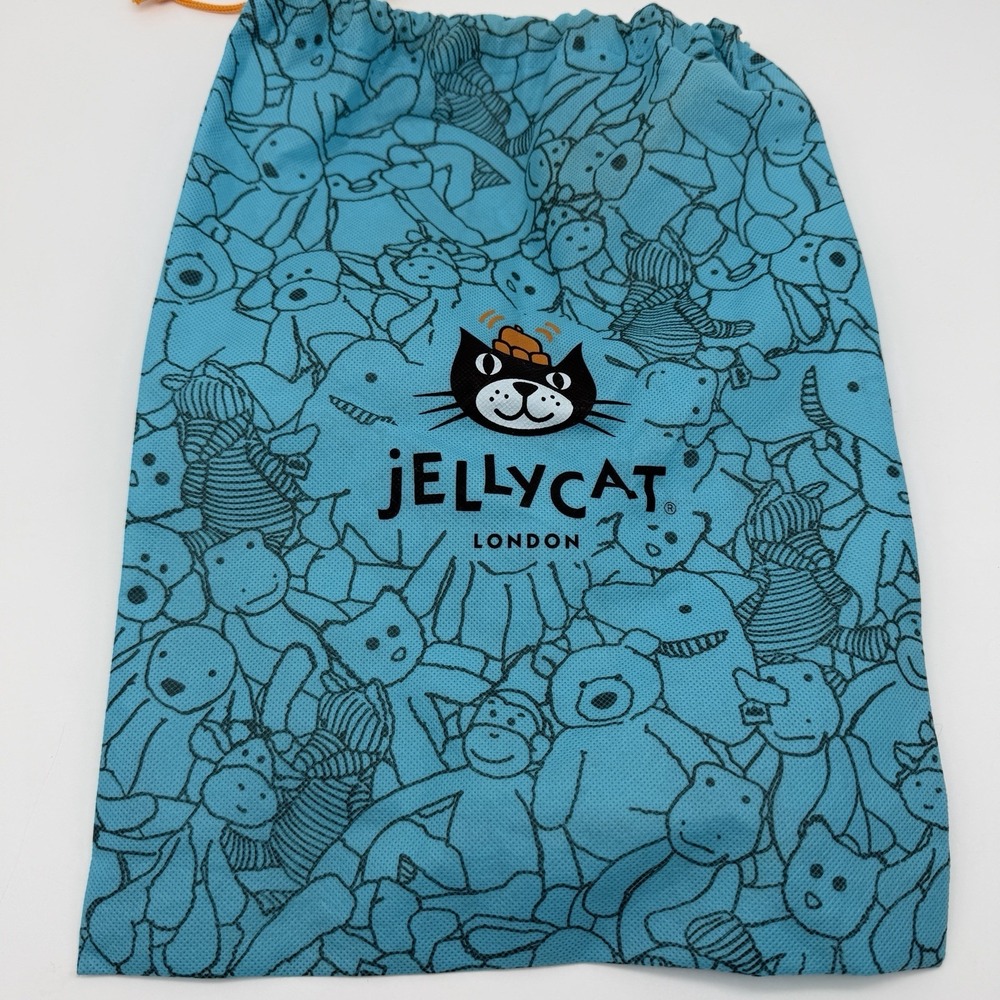 Jellycat London Blue Drawstring Dust Bag Plush Storage Tote
